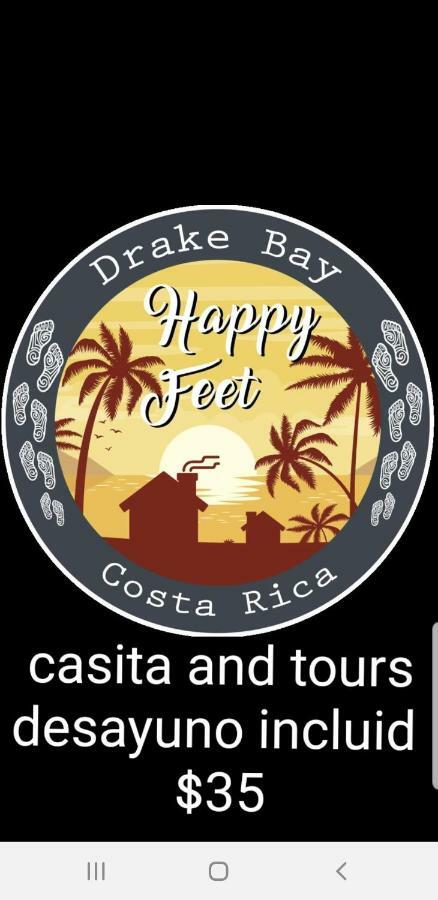 Casita Happy Feet And Tours Corcovado Hotell Drakes Bay Exteriör bild